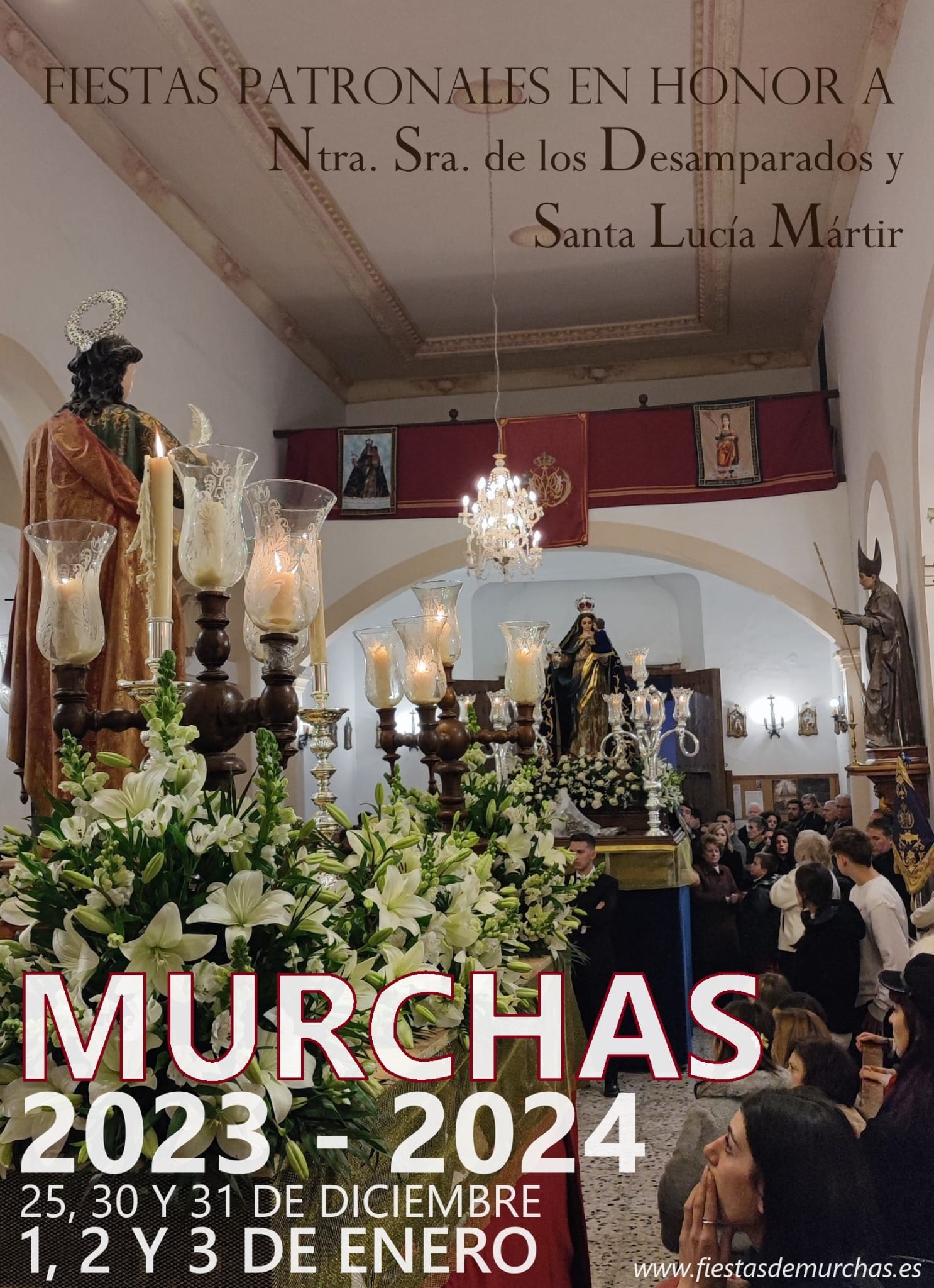Fiestas patronales en honor de la Virgen de los Desamparados y Santa Lucía 2024 Murchas